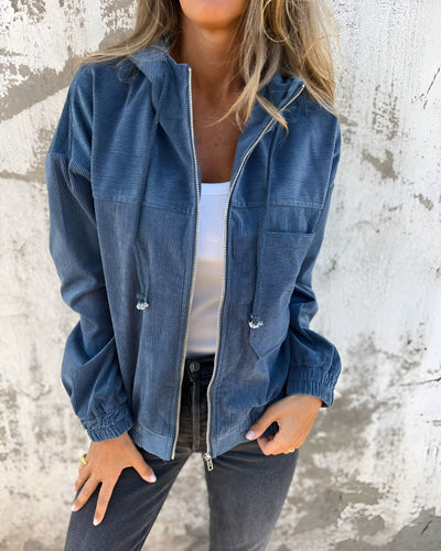 Marta | Chaqueta de Terciopelo Acordonado