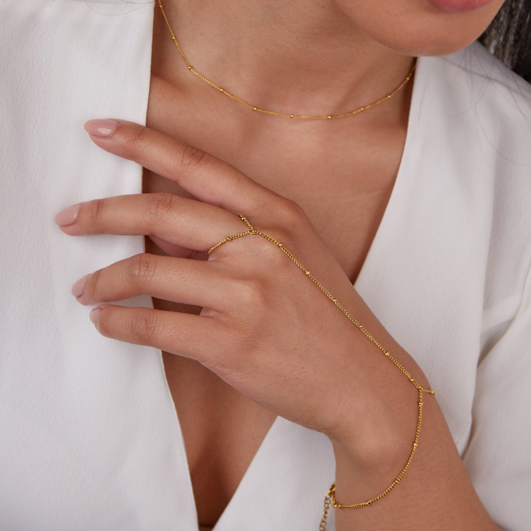Oro 18K / Ajustable (Compatible 6-8)