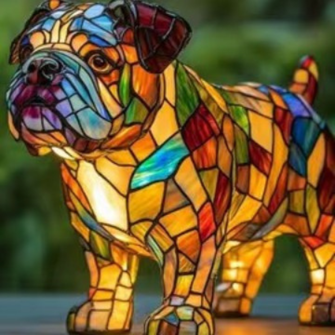 Thor  | Lámpara para perros Magisk de vidrio coloreado