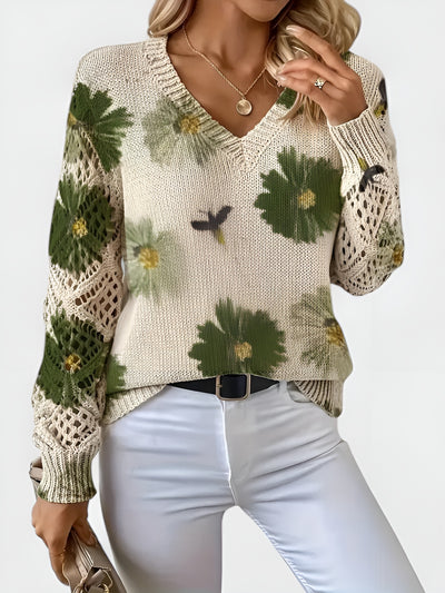 Belén | Suéter elegante con estampado floral
