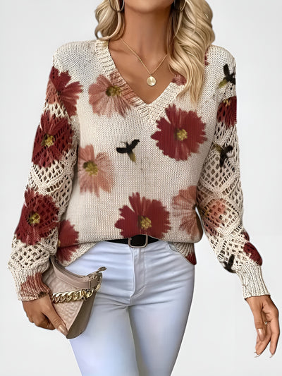Belén | Suéter elegante con estampado floral