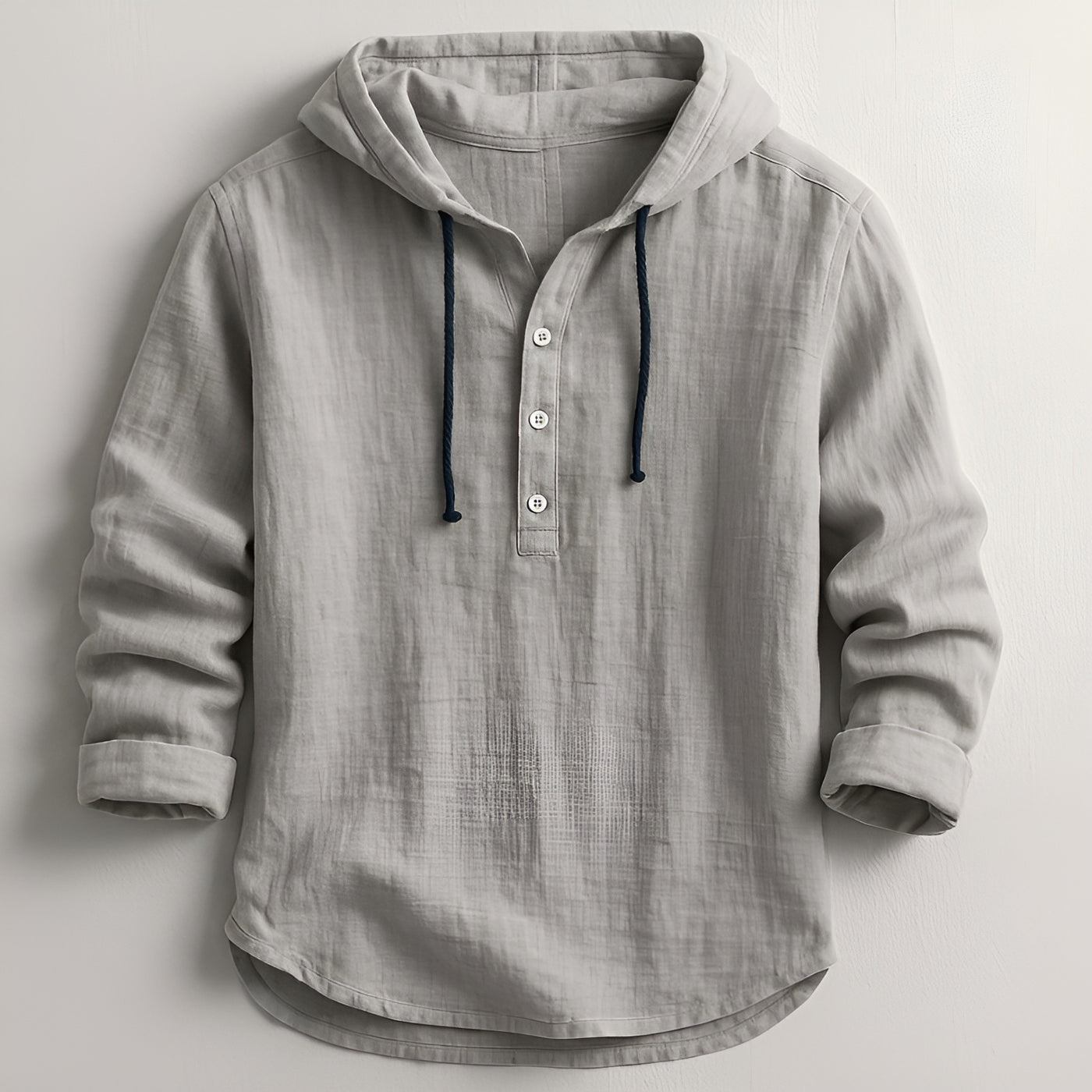 Andrés – Camisa Elegante de Manga Larga con Capucha