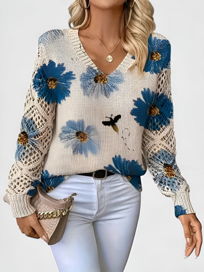 Belén | Suéter elegante con estampado floral