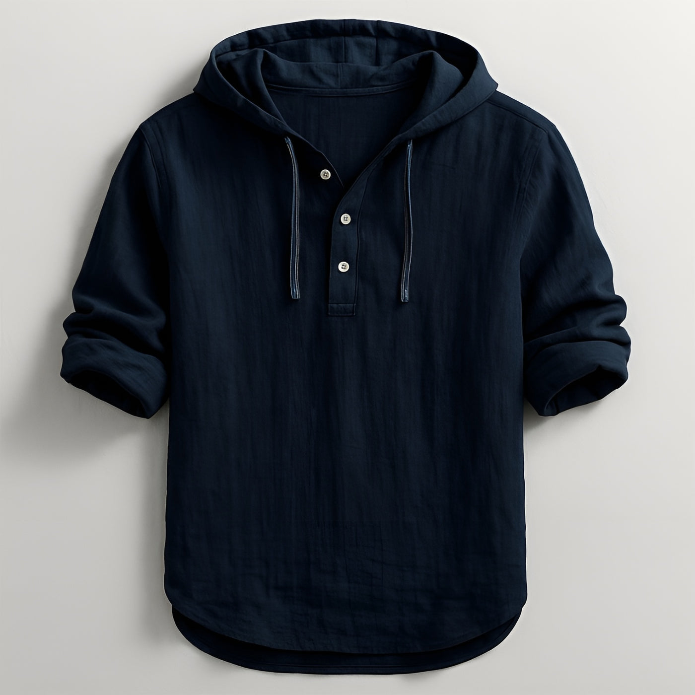 Andrés – Camisa Elegante de Manga Larga con Capucha