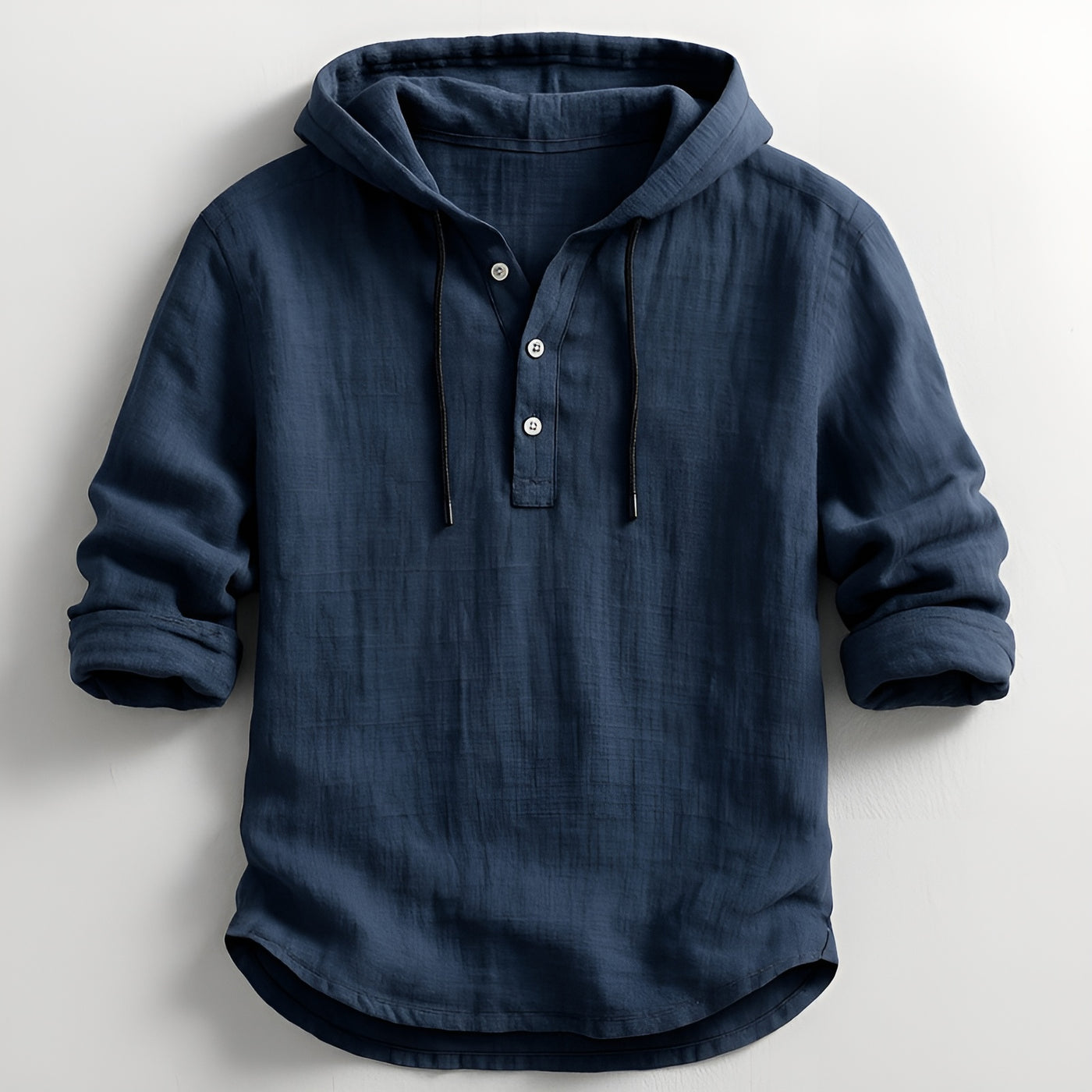 Andrés – Camisa Elegante de Manga Larga con Capucha