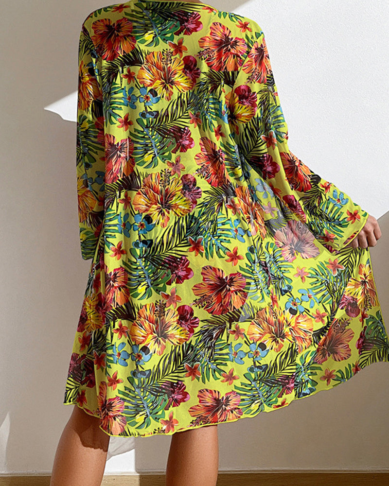 Glenda - Bikini con top de flores