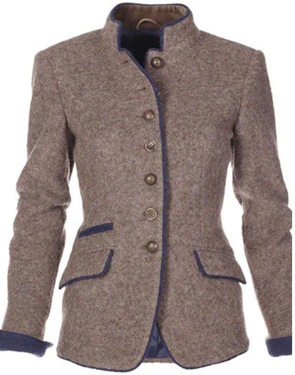 Natasza | Cárdigan elegante con cuello alto