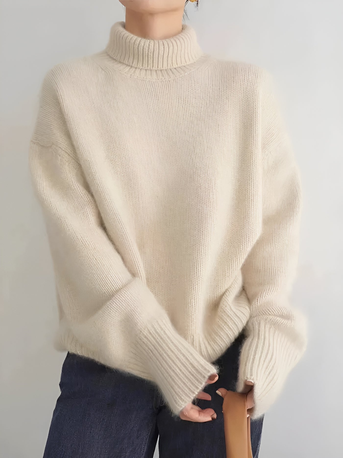 Magdalena - Suéter de cuello alto