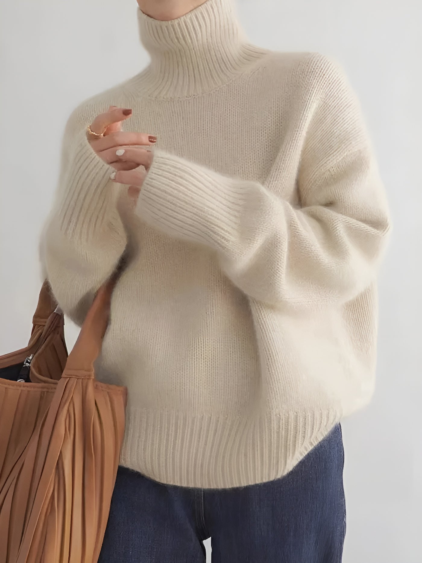 Magdalena - Suéter de cuello alto