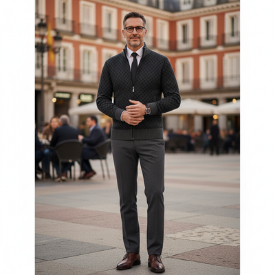 Tomás | Chaleco hombre premium en material suave