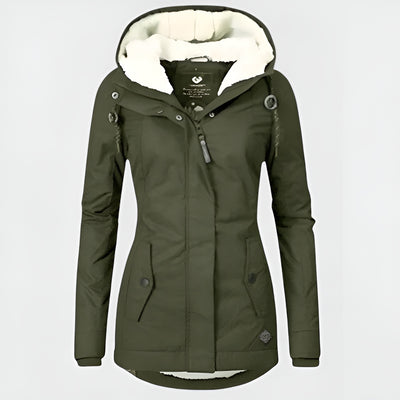 Almudena | Chaqueta de invierno impermeable con capucha