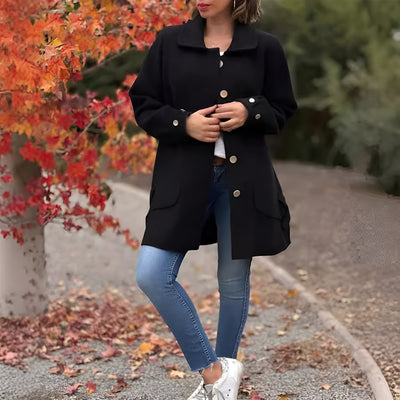 Elsa | Abrigo clásico oversize con detalles de lazo
