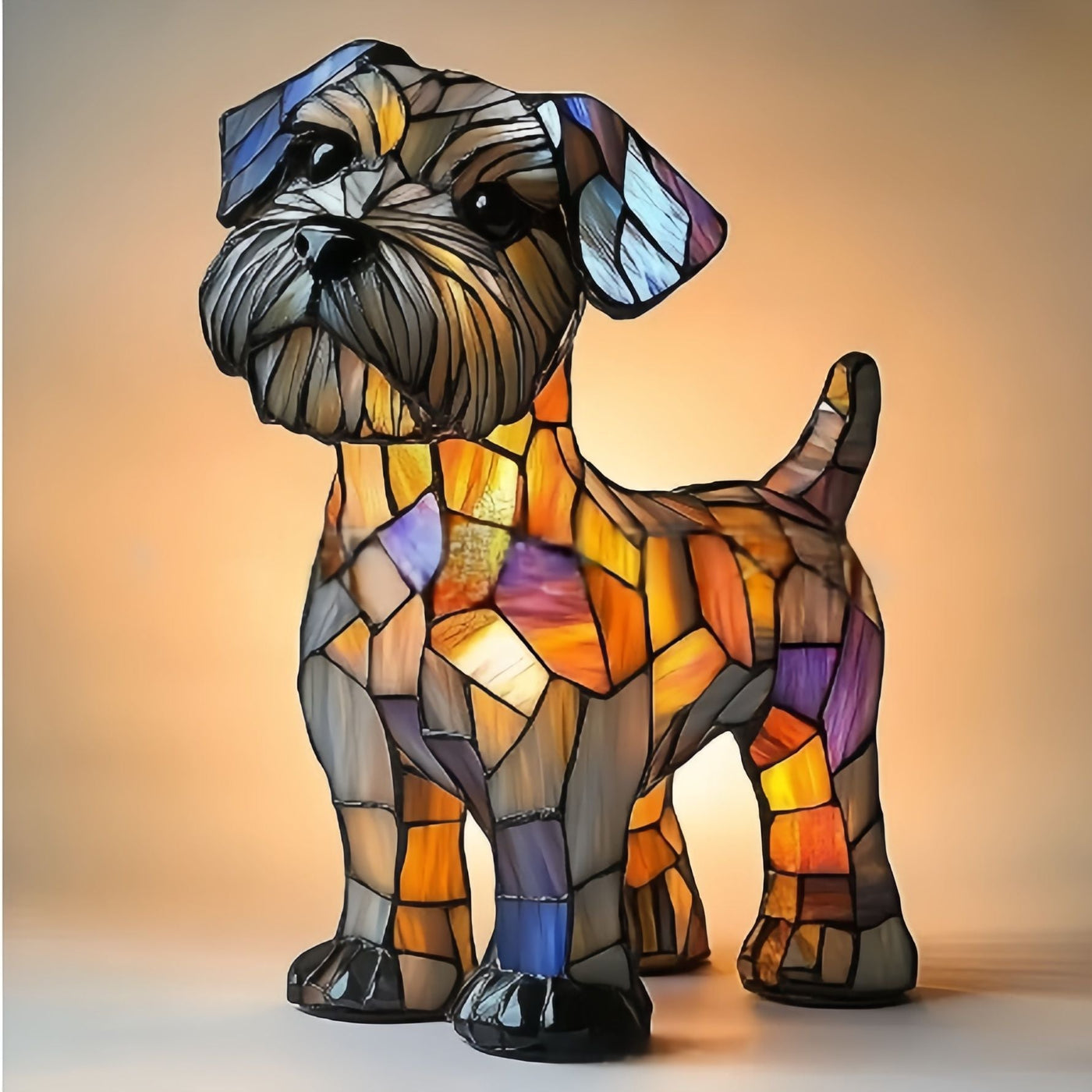 Rocky | Lámpara para perro Magisk de vidrio colorido