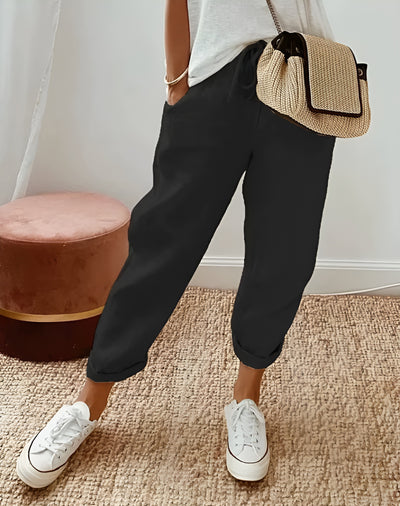 Maria - Pantalón de lino Elin