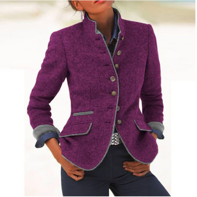 Natasza | Cárdigan elegante con cuello alto