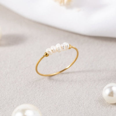 Grace - Anillo de perlas de agua dulce