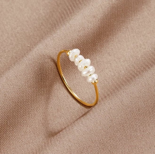 Grace - Anillo de perlas de agua dulce