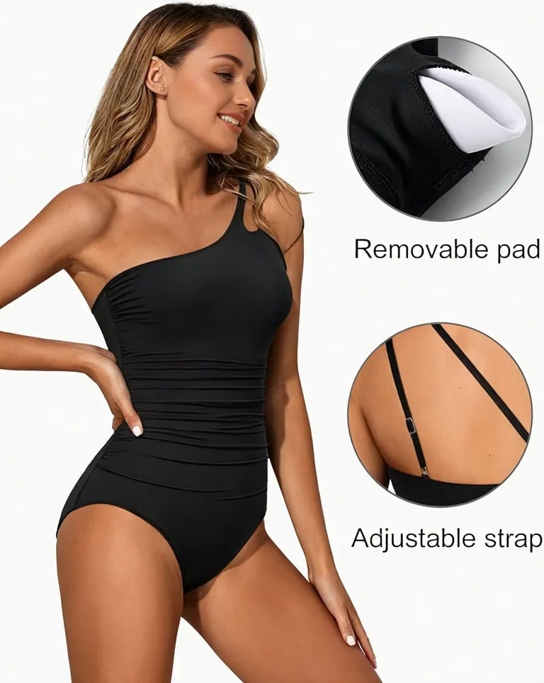 Grace - Traje de Baño de Un Solo Hombro