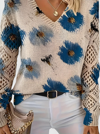 Belén | Suéter elegante con estampado floral