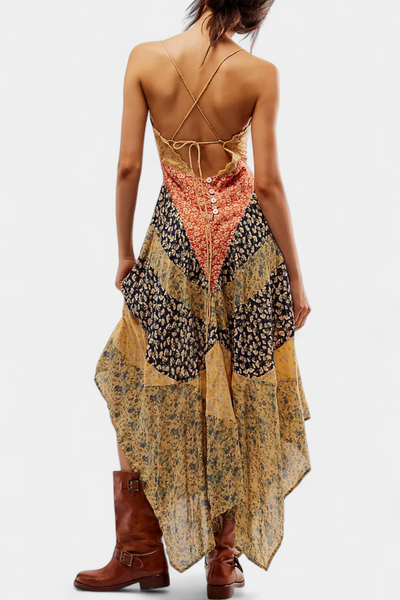 Francine Vestido Maxi En Las Flores