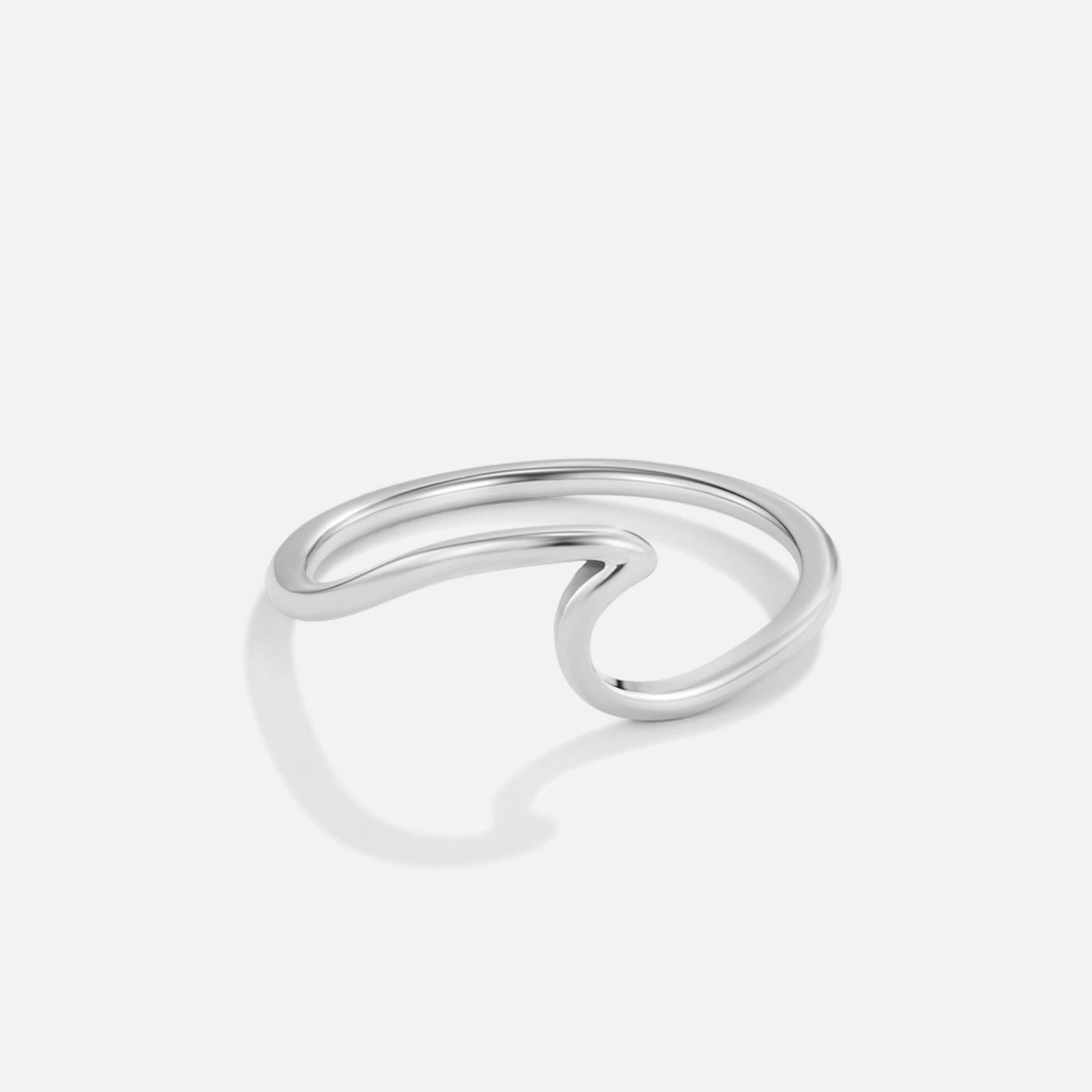 Anillo Ondulado de Plata Imari