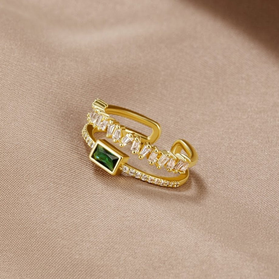 Bliss - Anillo de cristal superpuesto