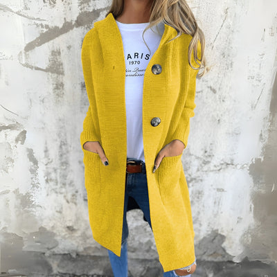Alba™ | Suave y larga chaqueta de punto que te abraza