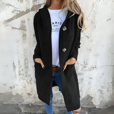 Alba™ | Suave y larga chaqueta de punto que te abraza
