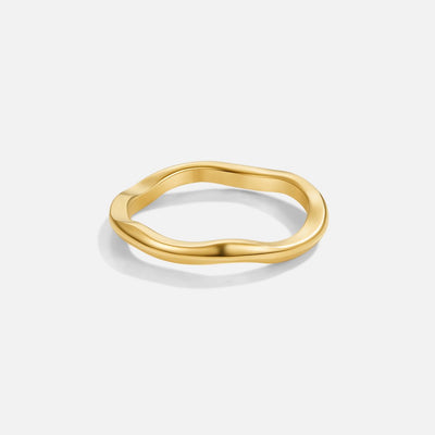 Shine - Conjunto de anillos ondulados