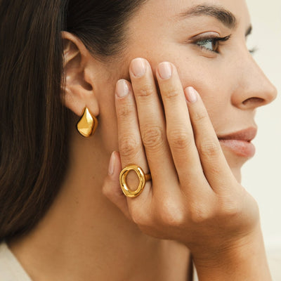 Anillo de oro fundido Vina