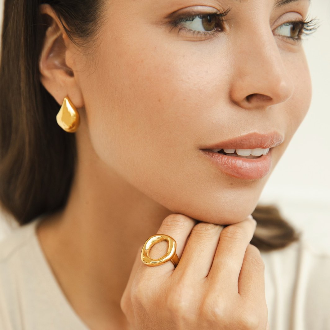 Anillo de oro fundido Vina