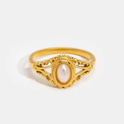 Royal - Anillo vintage de perlas